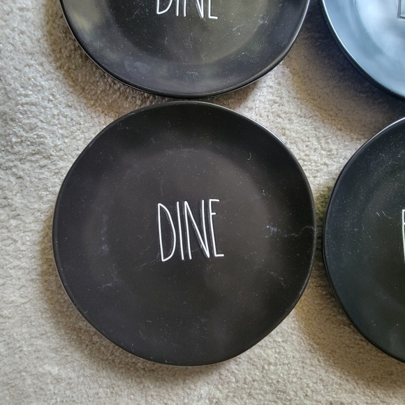 Rae Dunn Kitchen Rae Dunn Dinner Plates 1 Black Poshmark
